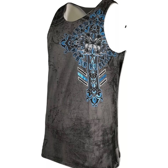 XTREME COUTURE by AFFLICTION Men T-Shirt IRON WORK - Picture 4 of 8